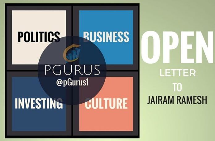 An Open Letter to Jairam Ramesh on his allegations against PGurus.com