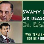 Swamy lists six specific allegations on why Rajan's term should not be renewed