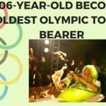 Oldest Olympic torch bearer