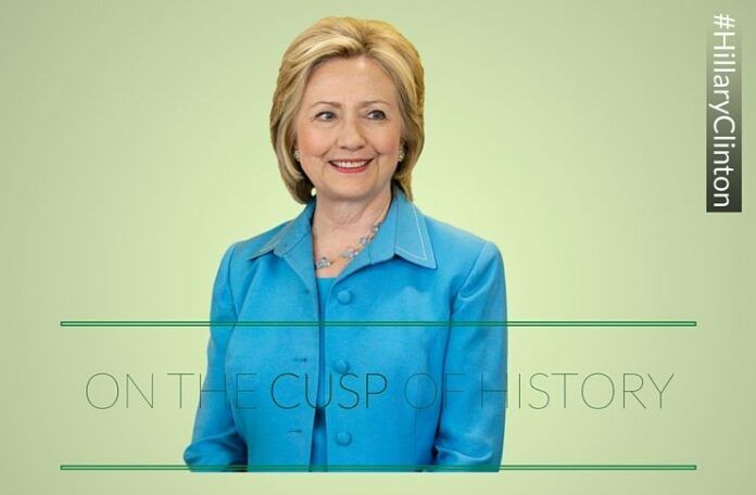 Hillary Clinton stands on the cusp of history