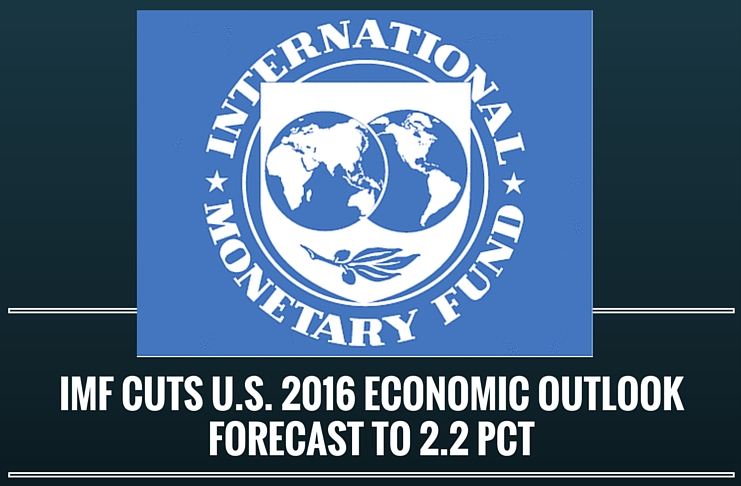 US 2016 Economic outlook forecast cut by IMF