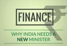 Op-Ed piece on why India needs a new Finance Minister