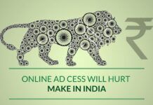Tax on online ads run by foreign companies will hurt Startup India
