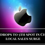 Apple drops to 5th spot