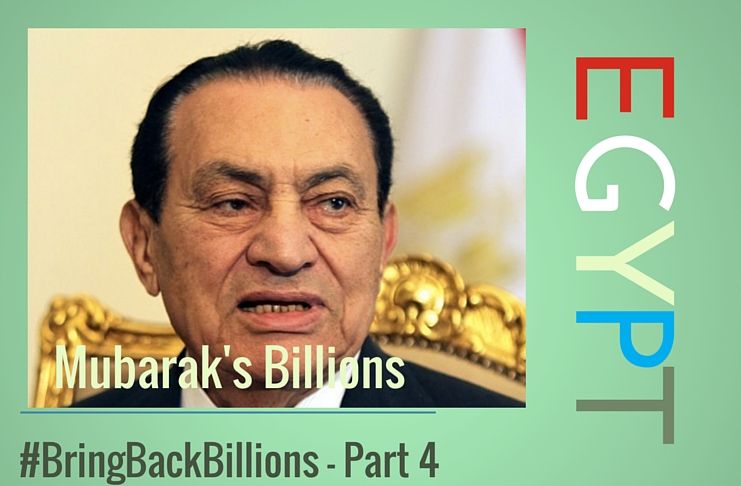 A significant amount of money was siphoned out from Egypt, under Mubarak.