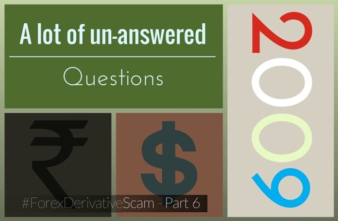 A lot of un-answered questions in the complaint on #ForexDerivativeScam to the SIT
