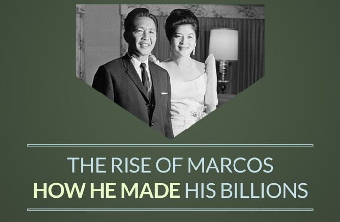 The rise of a Marcos, smart lawyer to the presidency of Philippines and how he looted the country