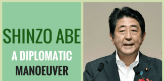 Abe's habit of diverting attention to his own interests, regardless of others'concern