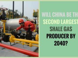 China drilled more than 600 shale gas wells