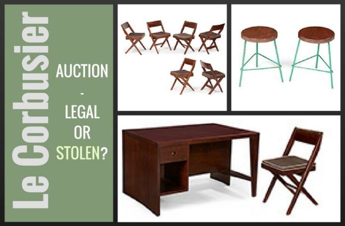 Artifacts designed by Le Corbusier and his cousin Jeanneret continue to get smuggled out and auctioned in the West