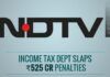 Income Tax Dept. observes that a deliberate attempt was made by NDTV to conceal a $150 million investment