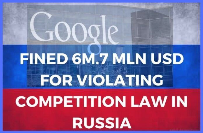 Google fined in Russia