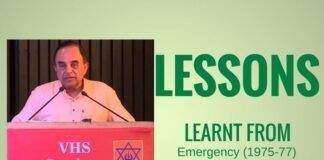 On the 40th anniversary of Dr. Swamy entering the Parliament, Dr. Swamy speaks about the lessons learnt from that event.