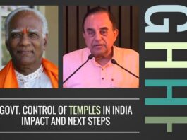 A brilliant speech on a wide ranging set of topics on Temples, Hinduism and Leadership