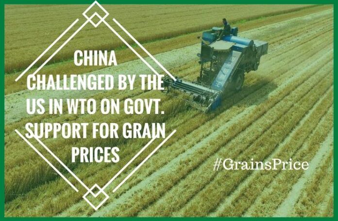 China challenged by US over Grains price