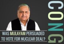 Was is sheer coincidence that SP supported the Nuclear Deal in 2007 and Congress dropped its DA investigation of Mulayam?