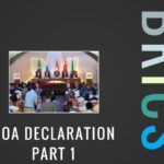 Analysis of what Goa Declaration means for the countries and the world