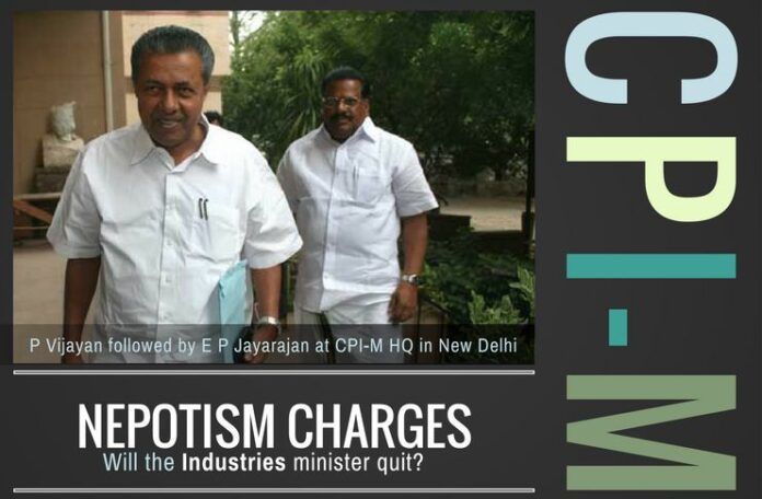 Kerala government is reeling under charges of nepotism