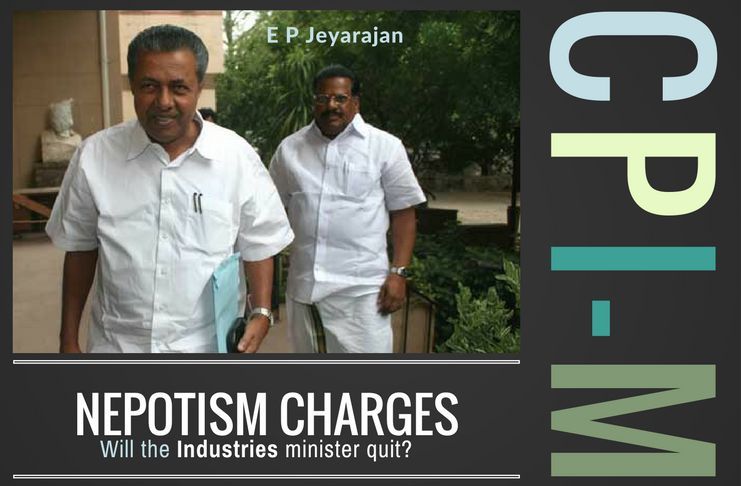 Kerala government is reeling under charges of nepotism