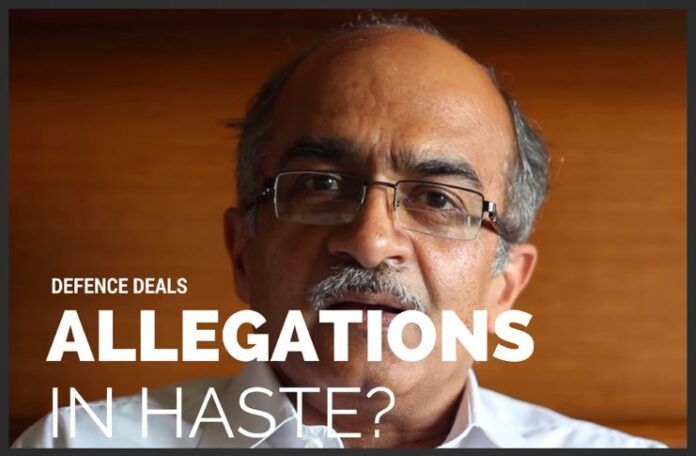 Perusal of some of the allegations leveled by Prashant Bhushan and their veracity