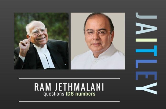 Veteran lawyer Ram Jethmalani takes aim at Jaitley on black money