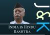 RSS Chief Mohan Bhagwat says that India is Hindu Rashtra (Hindu country) and there is no place for separatism in the country…