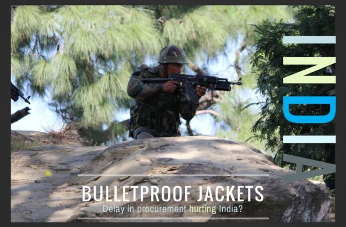 Why was the selection of Bulletproof jackets delayed by the UPA?
