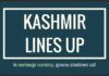 Despite calls for a shutdown, people line up to exchange currency in Kashmir