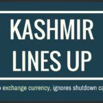 Despite calls for a shutdown, people line up to exchange currency in Kashmir