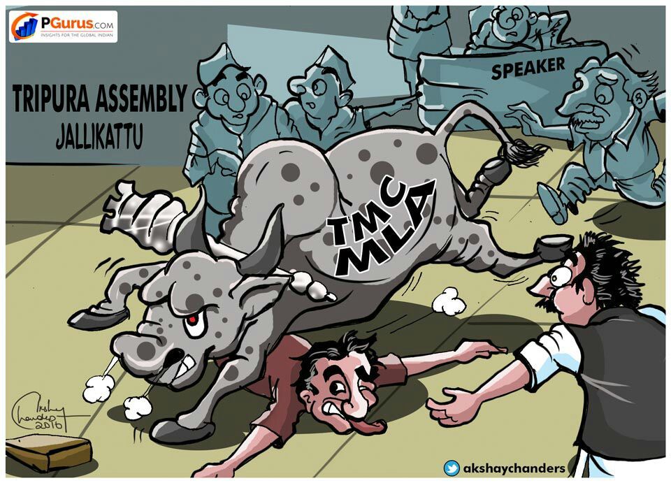 Bully in Tripura Assembly Jallikattu...