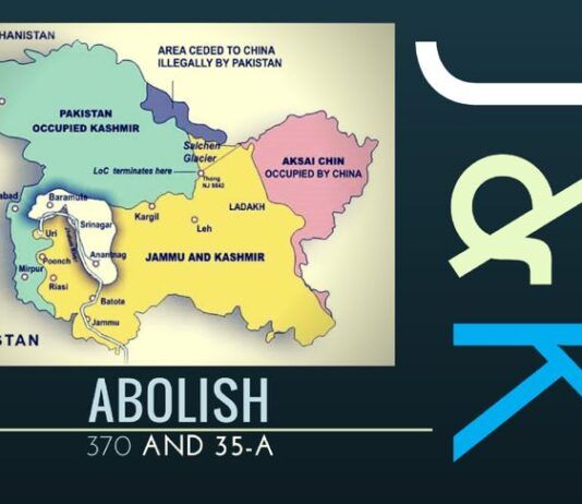 A meeting of luminaries from J & K urged the government to abolish Article 370 and 35-A