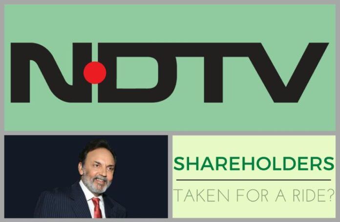 Were the NDTV shareholders taken for a ride? Share transfers at throwaway prices?