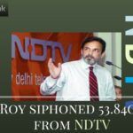 The IT Dept. has unearthed an instance of Prannoy Roy moving approx. Rs.53.84 crores by rigging NDTV stocks.