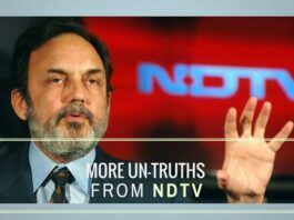 Response to the second rant by NDTV whose owner is Prannoy Roy