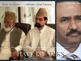 Hacked phone call records of an ISI officer reveal conversations with Gilani and Mirwaiz