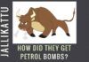 How did protesters get Petrol bombs? Who aided them?