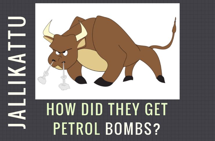 How did protesters get Petrol bombs? Who aided them?
