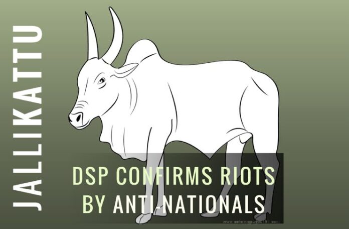 Despit DSP confirmation that protesters were anti-national, a national daily tries to paint a different story.