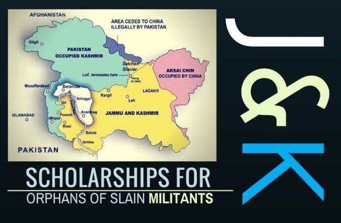 Details on scholarships given to orphans of slain militants in J & K