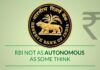 History tells us that the RBI is not as autonomous as some believe...