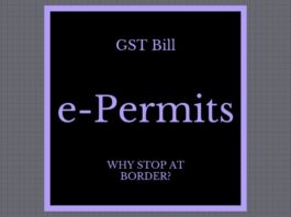 Why are the states insisting that under GST, vehicles with e-Permits must stop at the border?