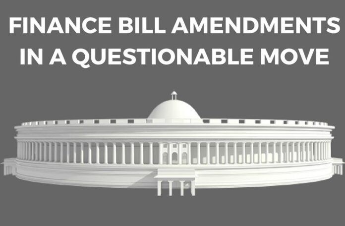 Finance bill amendments 2017