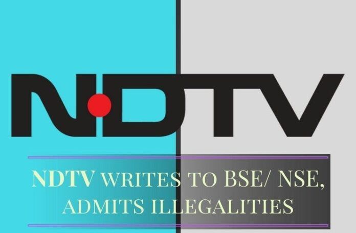 NDTV admits guilt, writes to BSE, NSE and withdraws frivolous lawsuits - Is the end near?