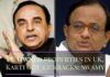 IT findings of corruption and illegal property holding by Chidambaram and his son Karti: Swamy