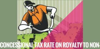 Concessional Tax Rate on Royalty