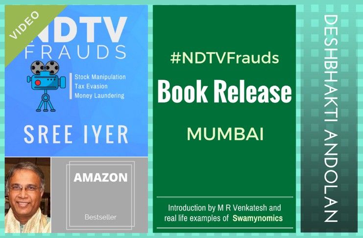 A crisp introduction of the author of NDTV Frauds, followed by author's speech and some real life examples of Swamynomics