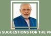 Six suggestions for the PM