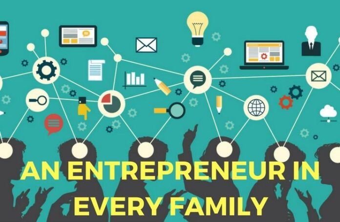 An entrepreneur in each family of India