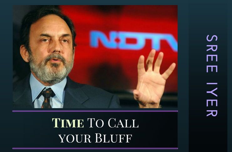 Is Prannoy Roy trying to create a reality distortion field?