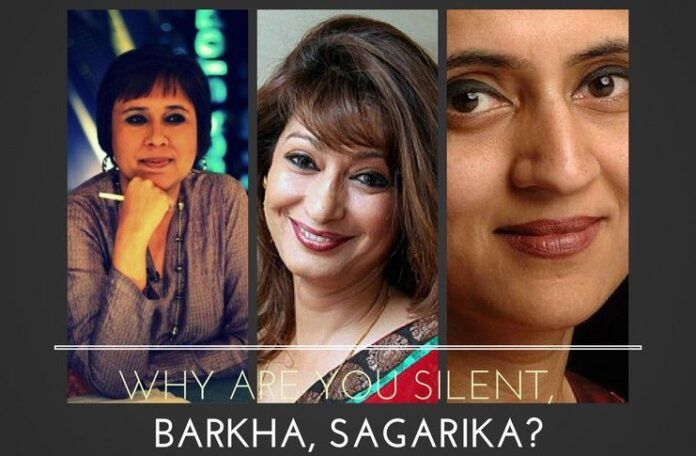 Of the five journos that Sunanda reached out to, Barkha Dutt and Sagarika Ghose have not said anything